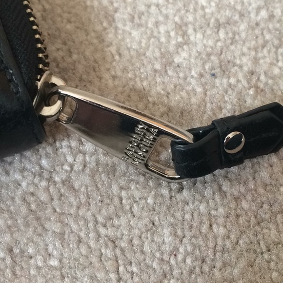 PREOWNED BADGLEY MISHKA BLACKBROWN LEATHER WALLET - Picture 5 of 7